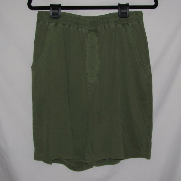 sahalie Pants - NWOT Womens' Sahalie 100% Organic Cotton Olive Green Drawstring Shorts Size XL